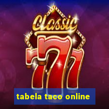 tabela taco online